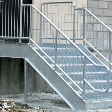 metal stairs